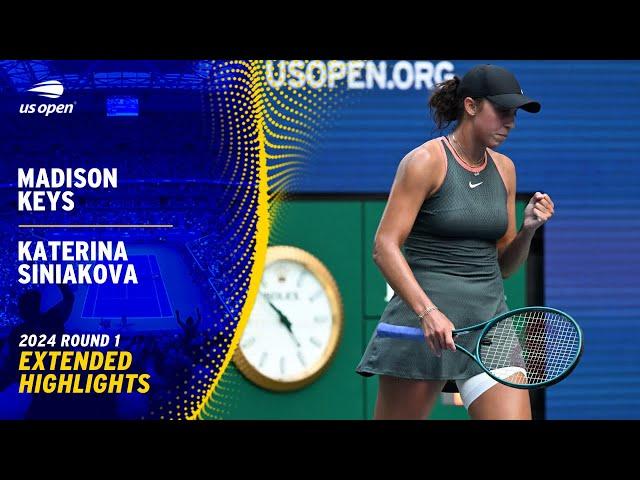 Madison Keys vs. Katerina Siniakova Extended Highlights | 2024 US Open Round 1