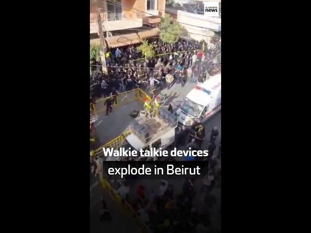 Walkie talkie devices explode in Beirut