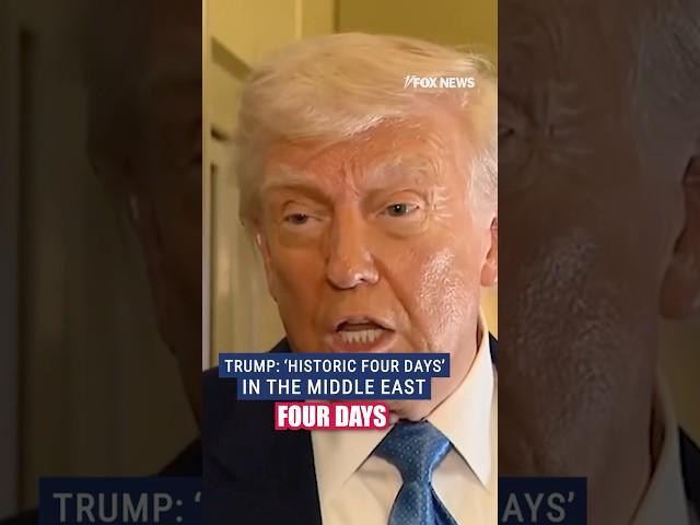 ‘HISTORIC’: Trump touts Middle East economic wins from Air Force One #foxnews #shorts #trump #news