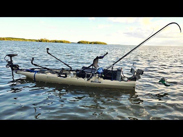 Perception Outlaw MADE ULTRA SMART! with Fancy AutoBoat Smarthead GPS Trolling Motor and NT300