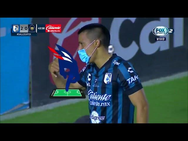 Gol de Á. Sepúlveda | Querétaro 2 - 0 Pumas | Liga BBVA MX - Guard1anes 2021 - Jornada 3