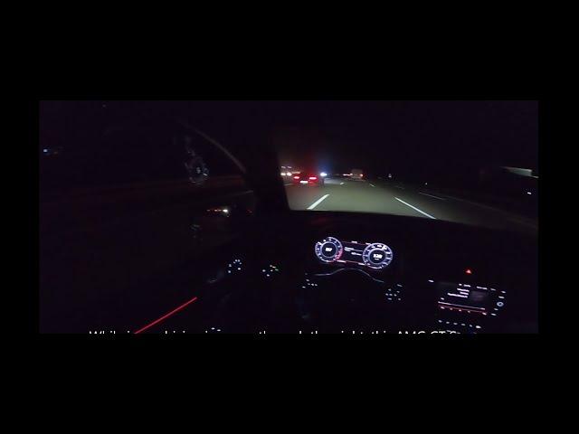 Trying to catch up with an AMG GT S (Topspeed on German Autobahn)