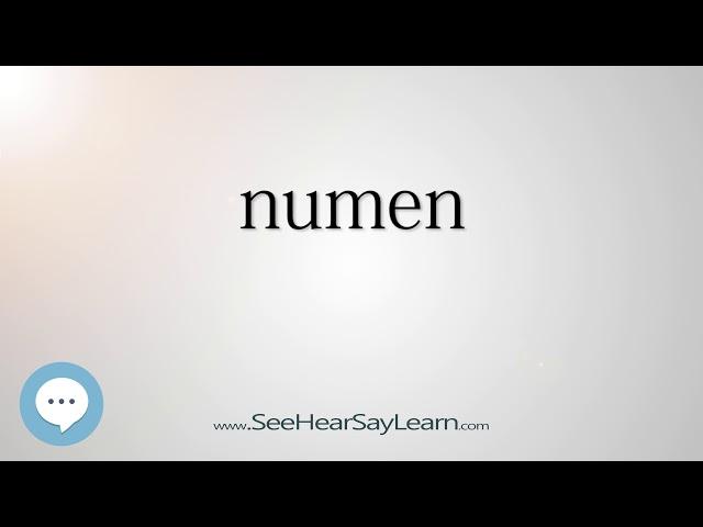 numen - Smart & Obscure English Words Defined ️