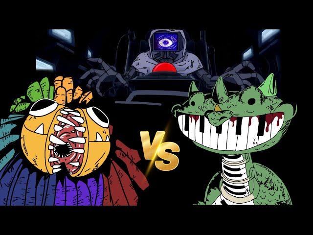 Yarnaby VS Pianosaurus | Poppy Playtime Chapter 4 Animation