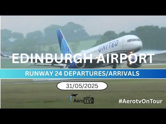 Edinburgh Airport LIVE 31May25 #live #aviation #planespotting