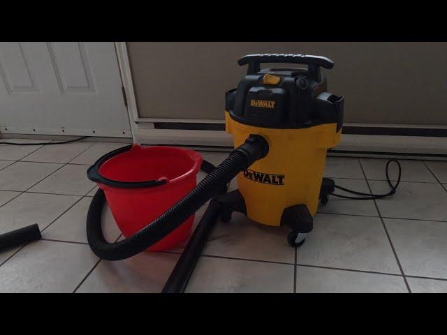 How To Vacuum Water With A Wet Dry Shop Vac