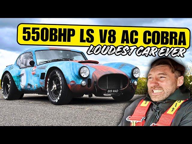 LS V8 AC Cobra: The LOUDEST Car You'll Ever Hear