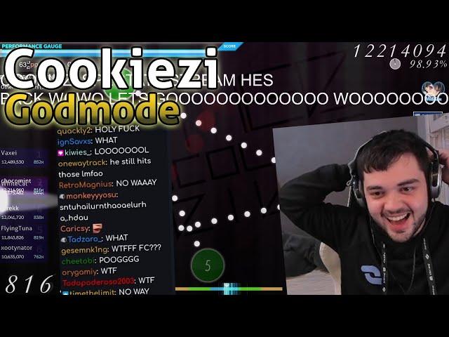 Cookiezi going GodMode + Osu Streamer Reactions