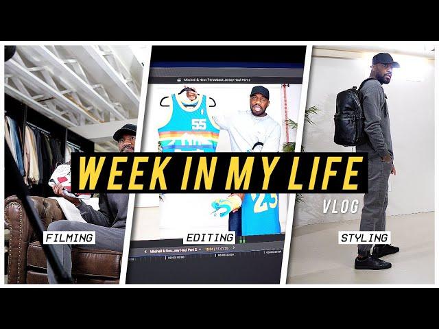 a REALISTIC Week In My Life of being a YOUTUBER | Filming, Editing & Outfit Styling