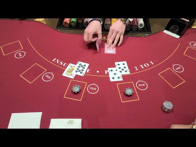 High Limit BLACKJACK AT VENETIAN LAS VEGAS!!!