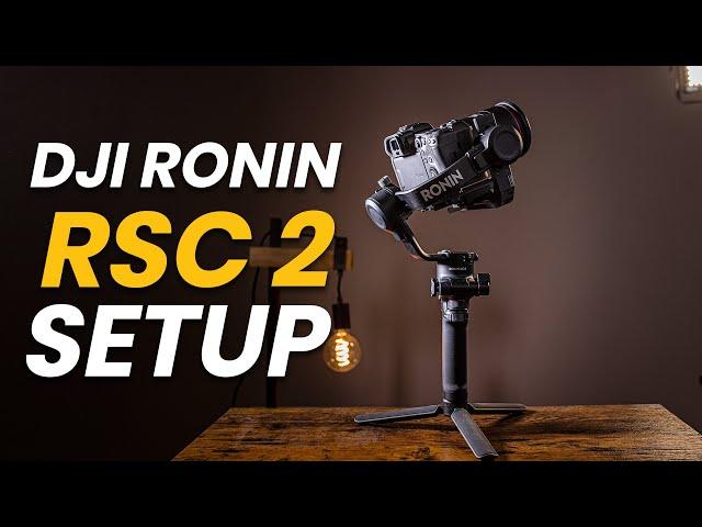 DJI Ronin RSC2 Setup Deutsch & weitere Einstellungen!