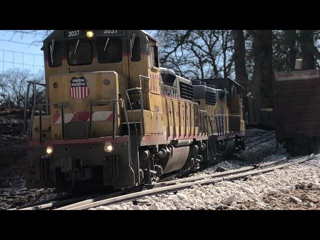 BNSF Interchanging With Sierra Northern At Oakdale G Scale