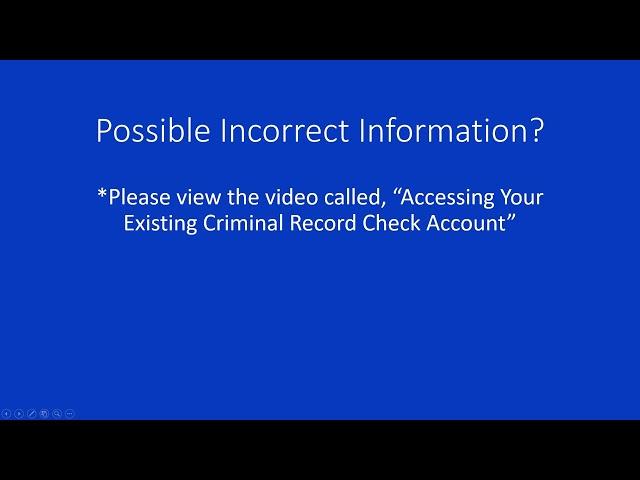 Accessing Record Checks Results