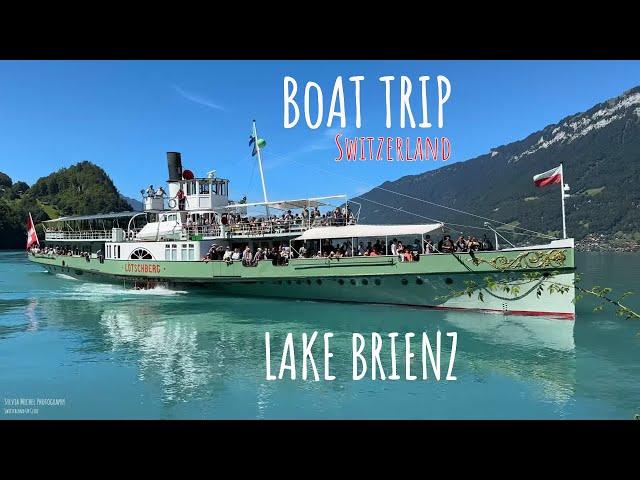 Most beautiful boat trip in Switzerland - Lake Brienz 4K