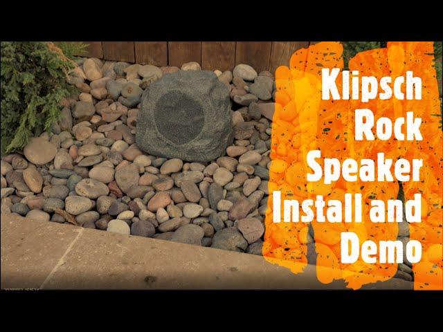 Klipsch PRO-650-T-RK Rock Outdoor Speaker Install & Demo, And More! - Prosper, TX