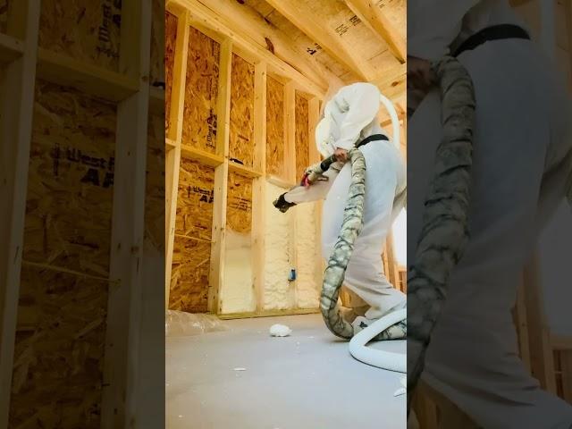 Sprayfoam ain’t bad  #sprayfoam  -#sprayfoaminsulation  -#workhard  #insulation  #graco #fusion