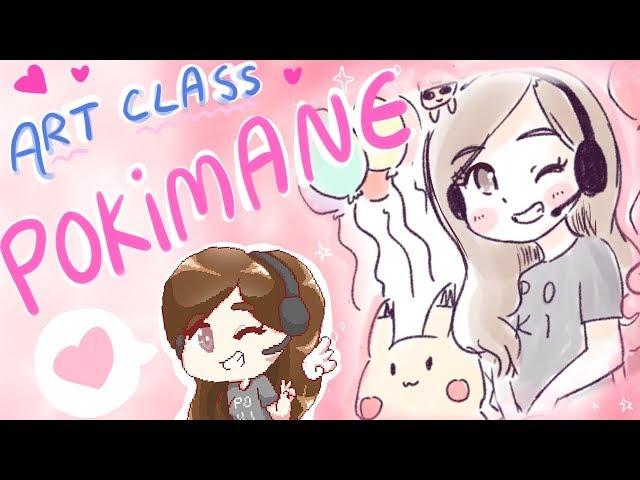 Lily's Art Class 9 ~ POKIMANE ft. Poki 