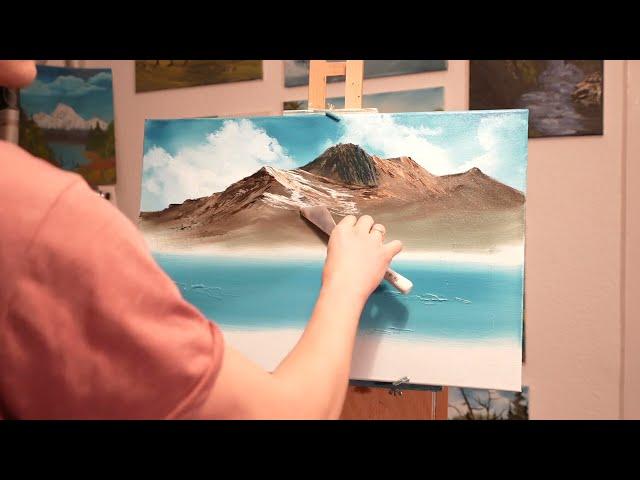 Malen mit Axel Laslo - Bob Ross Motiv / Mighty Mountain Lake