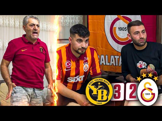 BABAM RESMEN ÇILDIRDI ! GALATASARAYLILAR YOUNG BOYS MAÇINI İZLİYOR | Young Boys 3-2 Galatasaray