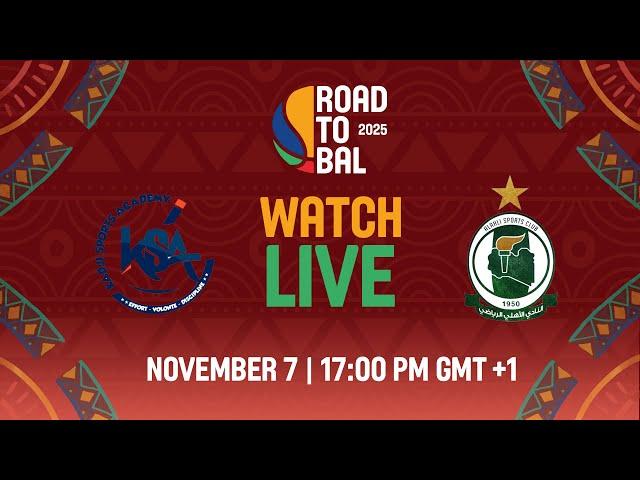 Kadji Sports Academy v Al Ahli SC | Full Basketball Game | Africa Champions Clubs ROAD TO B.A.L. 25