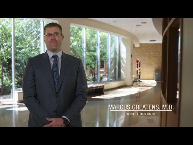 Marcus Greatens, M.D., Orthopedic Surgery - Mayo Clinic Health System