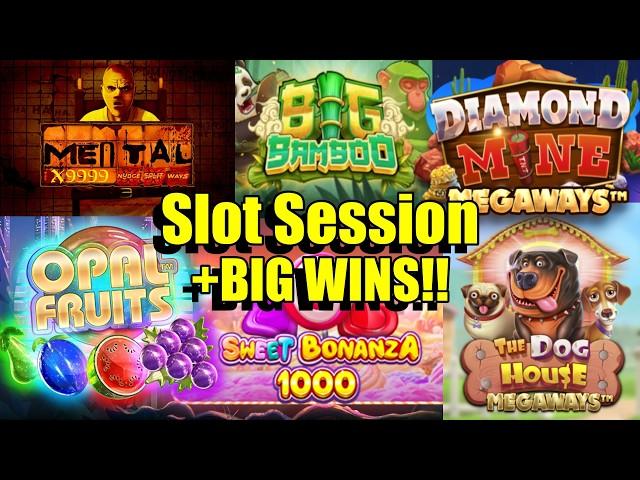 Slot Session With Kevin No8 +BIG WINS!! Sweet Bonanza 1000, Deadwood RIP, Opal Fruits & Much More