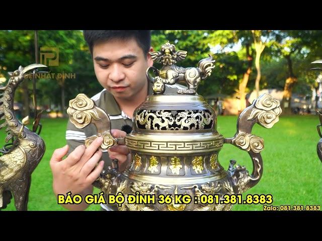 Bộ đỉnh đồng 36 kg - Đệ Nhất Đỉnh Đồng Nam Định