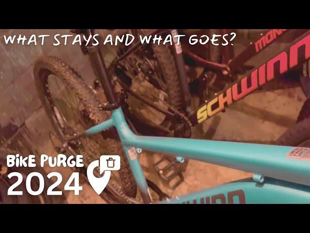 Bike Purge 2024 - Going from 45 to 6-ish Bikes