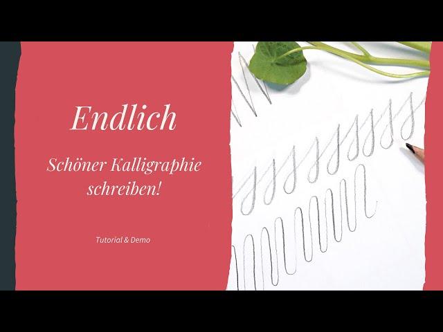 Aufwärmübungen Moderne Kalligraphie: Endlich schöner schreiben!