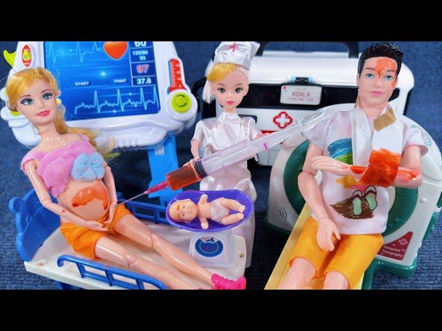 12 Minutes Satisfying with Unboxing Cute Doctor Playset ，Pregnant Woman Toys ASMR | Review Toys