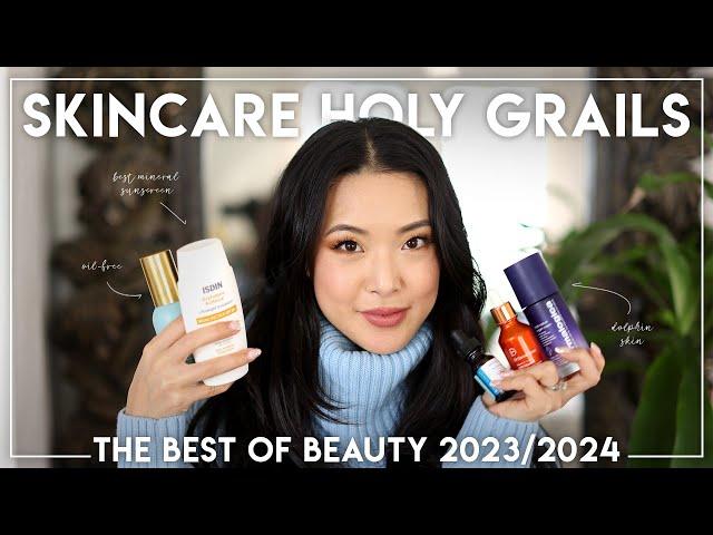 The BEST SKINCARE products of the year || HOLY GRAILS 2023/2024