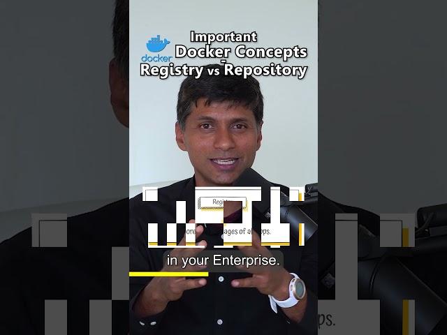 Docker - Registry vs Repository
