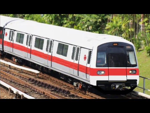 Singapore MRT trains in cursed liveries (Part 1)