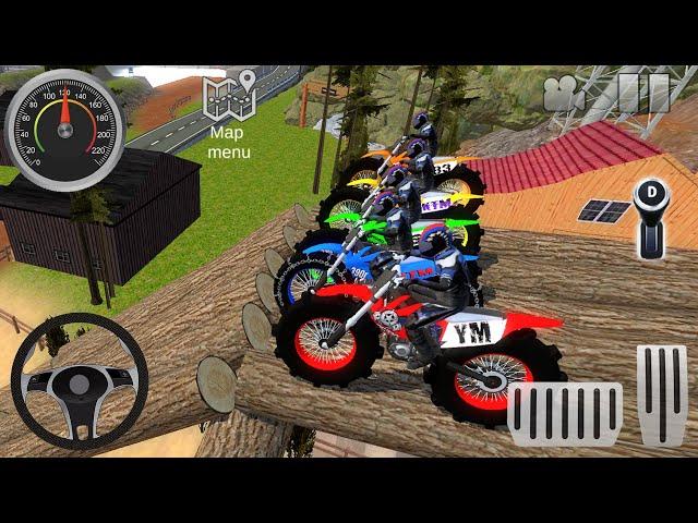 Juego de Motos - Dirt Bikes Racing Simulator 2025 - Offroad Outlaws - Android / IOS Gameplay [FHD]