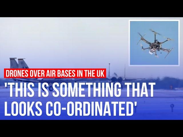 Unidentified drones continue to fly over US military bases in UK | LBC