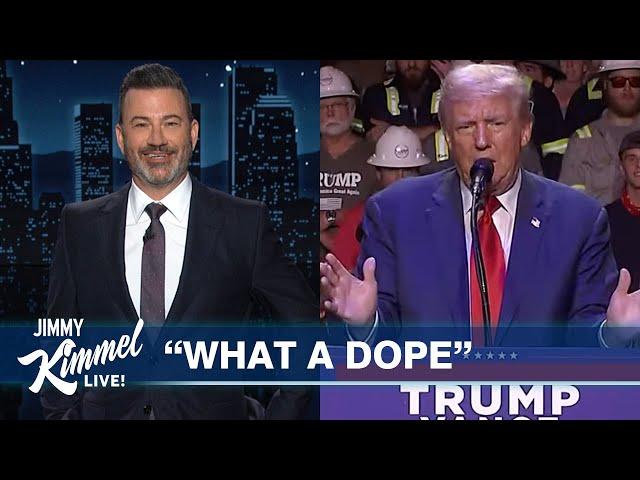 Jimmy Kimmel Responds to Trump Calling Him “One of the Dumbest Human Beings Ever”