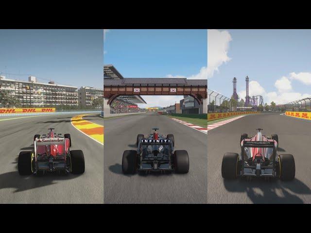 12 Tracks from past F1 games that are not in F1 24 (Istanbul, Valencia and more)