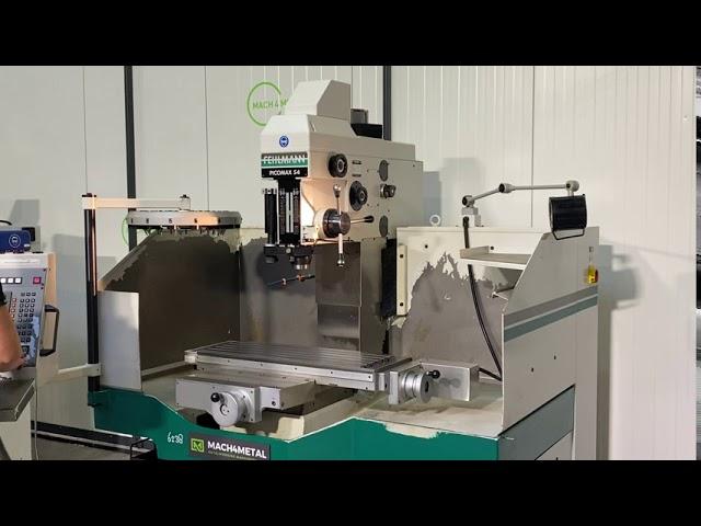 Fehlmann PICOMAX 54 drilling milling boring X-Y-Z HeidenHain TNC 310 MACH4METAL 6238