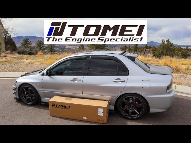 Tomei Expreme Titanium Exhaust For My Evo 8! INSANELY LOUD