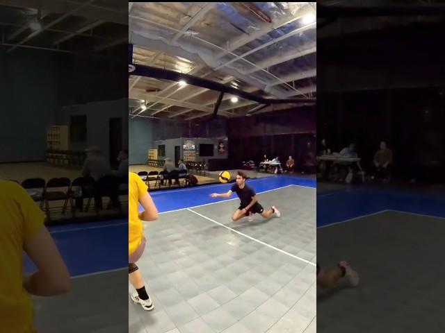Jump, spin, miss… but still a point! Volleyball logic be like! ‍️