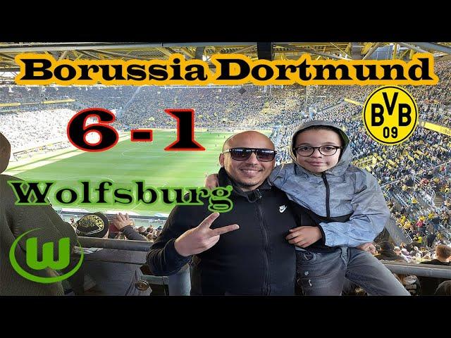 BVB Dortmund - VfL Wolfsburg 6-1 | GOALS VLIEGEN JE OM DE OREN | ZIAN VLOG #74