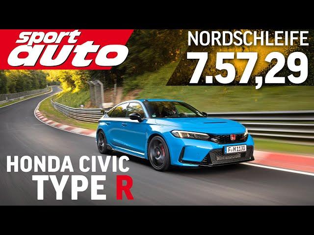 Honda Civic Type R (FL5) | Nordschleife HOT LAP 7.57,29 min | sport auto Supertest