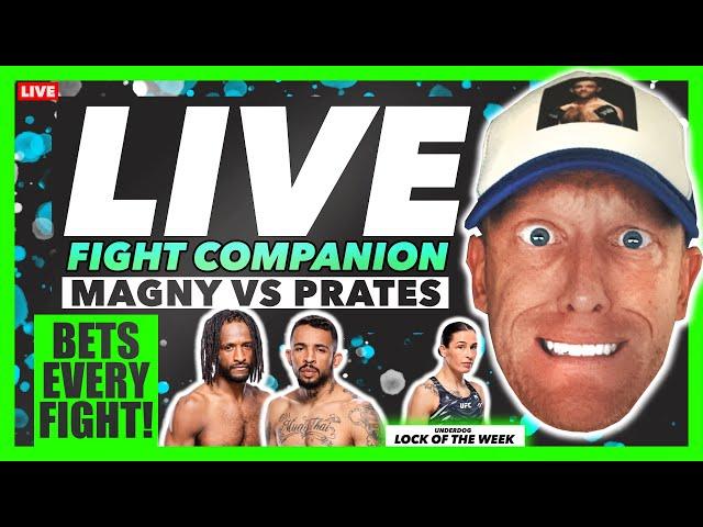 FIGHT COMPANION | UFC Vegas 100 | Magny vs Prates | LIVE STREAM | #UFCVegas100