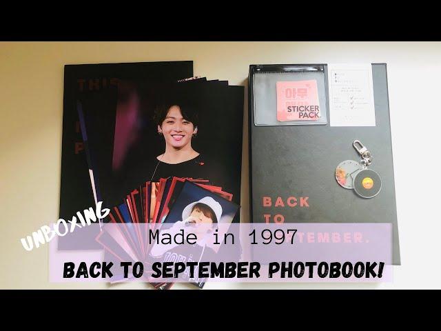 MADE IN 1997 - BACK TO SEPTEMBER UNBOXING! (LAST PHOTOBOOK!)