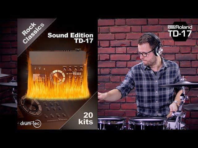 Roland TD-17 Rock Classics Sound Edition: Download Custom Kits by drum-tec