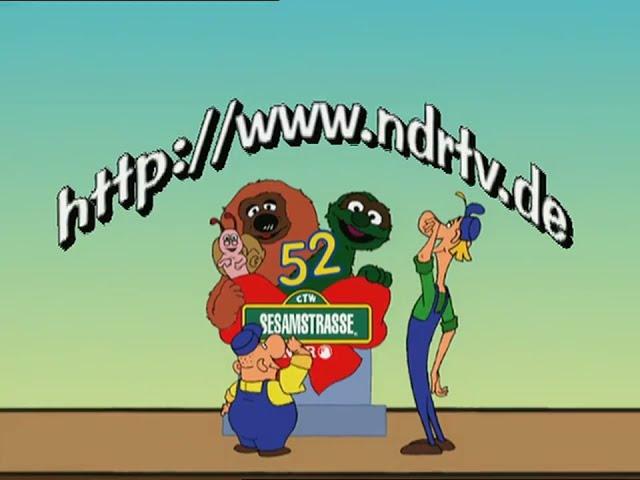 Sesamstrasse (German Sesame Street) - Abspann 1998 - Cartoon 25 Jahre