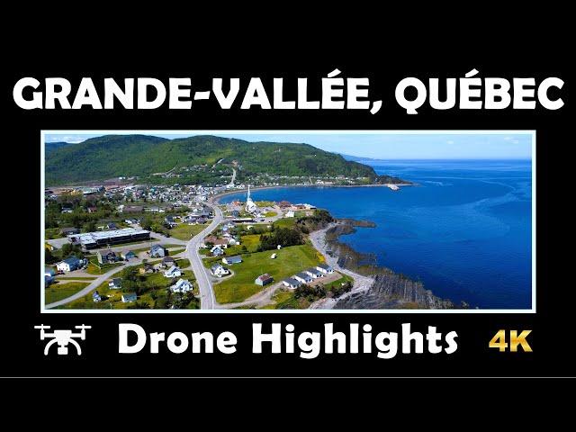 ️ Breathtaking 4K Drone Views of Grande-Vallée, Québec | DJI Mini 2 Aerial Highlights 