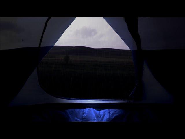  Thunderstorm with Lightning Strikes & Rain Sounds Heard and Seen from Inside Your Tent. Sleep well