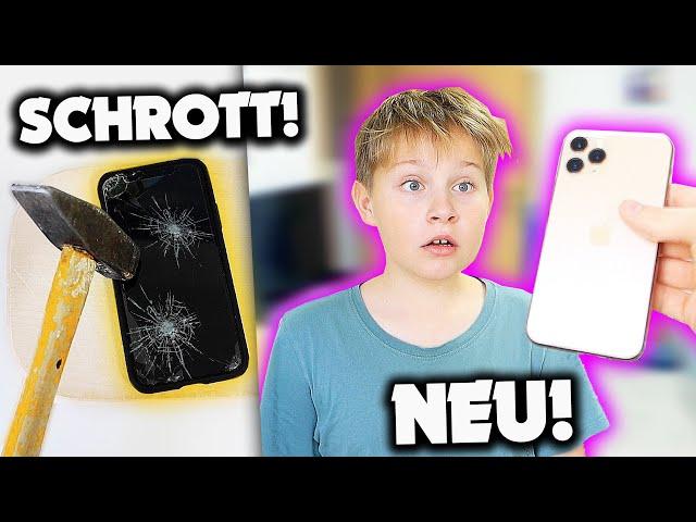 Ich ZERSTÖRE sein iPhone & SCHENKE ihm das NEUESTE!