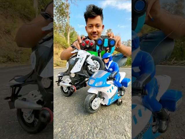 RC Big 2 Police Bike Unboxing #shorts